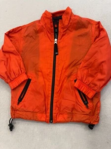 Gap Jacket Youth Kids Size XXS Orange Full Zip Windbreaker Casual Mesh Lined - Picture 1 of 5