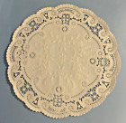 (100) 12" Round White French Lace Paper Doily Doilies Party Decoration