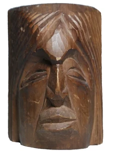 Máscara PEQUEÑA Costa Noroeste - por F. Baker, Squamish - Nativo Americano - Imagen 1 de 10