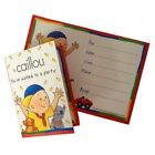 Caillou Birthday Party Invitations 8 Count Unique Date 2000