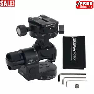 Cabezal de engranaje trípode SUNWAYFOTO GH-PRO II cabeza panorámica Arca Swiss para cámara DSLR - Imagen 1 de 9