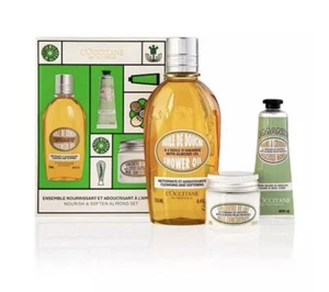 L'OCCITANE Almond Collection 3-Piece Body Gift Set New In Box - Picture 1 of 9