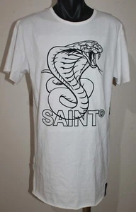 Saint Morta Venom Tall Longline T-Shirt Tee White Men's Medium BNWT - Bild 1 von 7