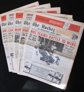 5 Ausgaben THE HOCKEY NEWS APRIL 1967 LOT - Bild 1 von 10