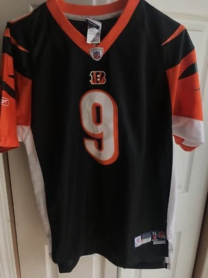 Camiseta deportiva cosida Reebok NFL fútbol americano Cincinnati Bengals Carson Palmer juvenil talla XL Foto 1 de 4