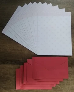 Contemporary 8x6 Writing Paper x10 & Envelopes x5 Set - Picture 1 of 3