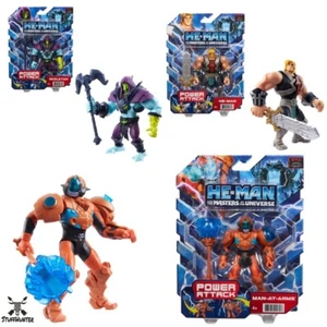 He-Man Masters of the Universe Power Attack Skeletor Man-at-Arms - 15 cm Mattel - Foto 1 di 18