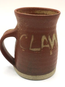 Rashleigh Studio Keramik Cornwall Kaffee Tee rustikal unglasiert Becher-markiert - Bild 1 von 8