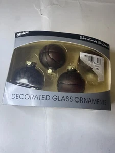 Basketball Christmas Ornaments 4 Pack - Picture 1 of 3