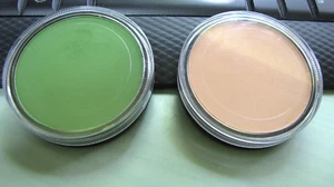 2--- Mehron StarBlend Cake Makeup Face Paint (2 oz) 1- GREEN & 1- JUVENILE - Picture 1 of 5
