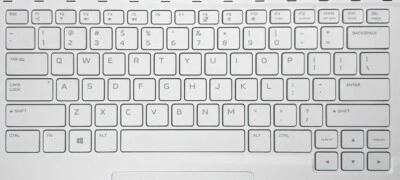 Dell Alienware M15 R3 R4 WHITE LAPTOP KEYBOARD SINGLE REPLACEMENT KEYS KEYCAPS - Image 1 of 4