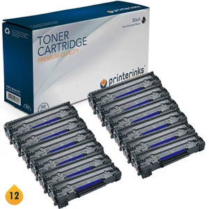 12 Non OEM 78A CE278A Black Toner Cartridge LaserJet Pro P1560 P1566 M1536dnf - Picture 1 of 8