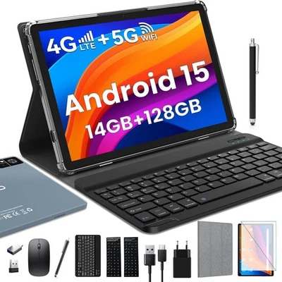 ZONKO 2025 Neueste Android 15 Tablet 10 Zoll mit SIM Slots,4G LTE Tablets PC 5G - Bild 1 von 4
