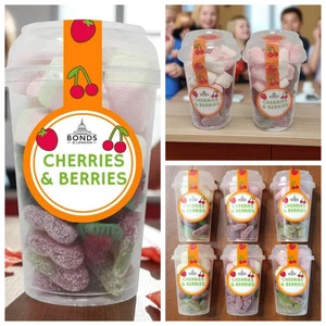 Bonds Cherries & Berries Candy Cup – Fruity Gummy Sweets | Single, 2-Pack or 6- - Picture 1 of 22