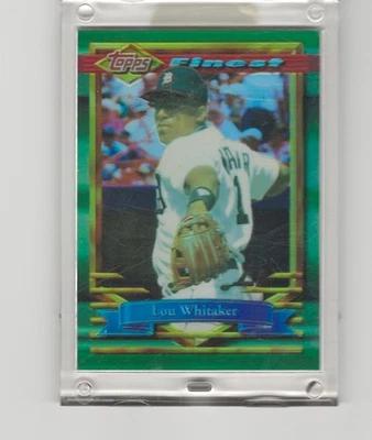 1994 Topps Finest Refractor Lou Whitaker #364 - Image 1 of 2