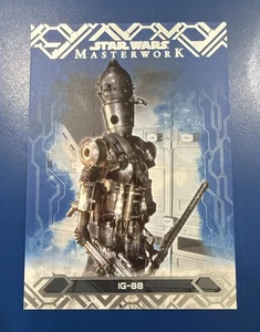 2017 Topps Star Wars Masterwork IG-88 #56 Blue SP - Bild 1 von 1