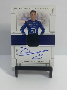 Panini National Treasures Firesuit Signatures 2020/99 Jamie McMurray automático - Imagen 1 de 4