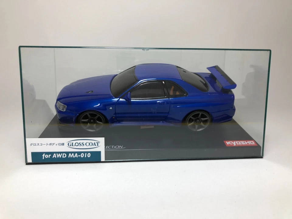 KYOSHO Mini-Z Body NISSAN SKYLINE GT-R V-spec II Nur Metallic Blue MZG401MB - Image 1 of 4
