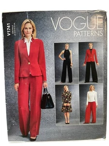 Vogue V1741 Misses' Jacket Top Dress Pants Jumpsuit Sizes 6-14 - Picture 1 of 2