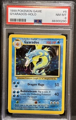 Gyarados Holo #6 PSA 8 1999 Pokemon Game - Image 1 of 4