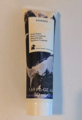 Loción hidratante Korres Body Butter morera vainilla 1,69 oz/50 ml Grecia nueva Foto 1 de 2