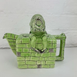 Vintage Green Lingard Humpty Dumpty Teapot #250 - Picture 1 of 9