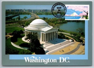 #4652 Cherry Blossoms Jefferson Memorial FDC Maxi Card - Picture 1 of 2