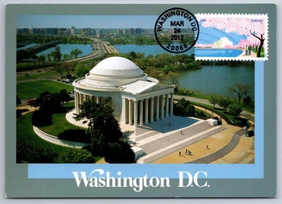 #4652 Cherry Blossoms Jefferson Memorial FDC Maxi Card - Image 1 of 2