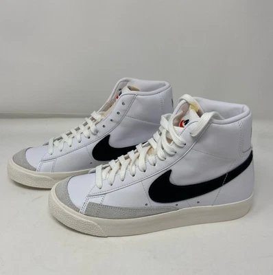 Nike Blazer Mid ’77 Vintage Men’s Shoes White/Black BQ6806-100 - US 6 - Image 1 of 4