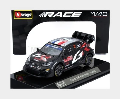 BURAGO 18-38323 TOYOTA - YARIS GR RALLY1 HYBRID TEAM TOYOTA GAZOO RACING WRT (ni - Immagine 1 di 2