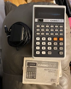 Vintage 1976 CASIO FX-17 Scientific Calculator Japan Works Comes With Power Cord - Picture 1 of 13