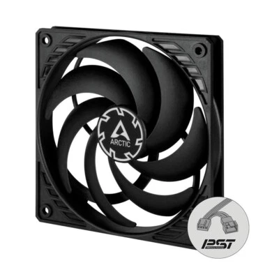 Arctic P12 Slim PWM PST - 120 mm Case Fan 300-2100 RPM - Black ACFAN00187A - Image 1 of 4