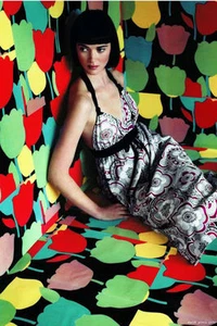 4 Anthropologie Cotton "Ankara Halter Dress"  - Picture 1 of 6