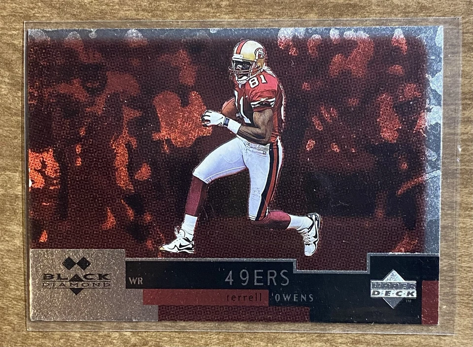 Terrell Owens 1997 Black Diamond Double Diamond Red #14 - 49ers - Image 1 of 1