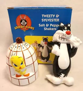 1997 TWEETY BIRD & SYLVESTER S&P Set Warner Bros. Original BOX Looney Tunes - Picture 1 of 3