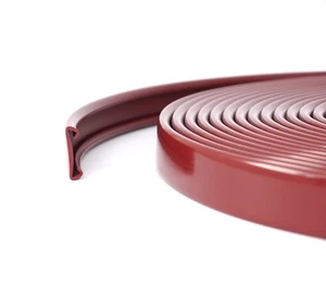 20m PVC Handlauf 40x8mm Treppenhandlauf Kunststoffhandlauf Gummi weinrot - Bild 1 von 6