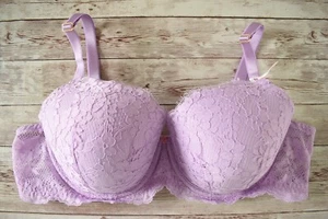 Victoria's Secret 40C *DREAM ANGELS* SUJETADOR CLÁSICO LIGERAMENTE FORRADO Lila Sedosa - Imagen 1 de 5