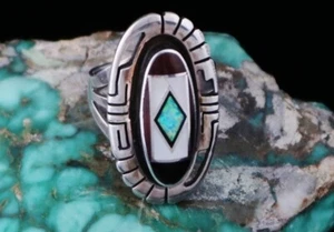 Vintage Gilbert Nelson Ring mit mehreren Steinen - Bild 1 von 5