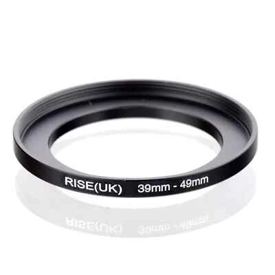 Step Up 39mm to 49mm Step-Up Ring Camera Lens Filter Adapter Ring 39mm-49mm - Image 1 of 3