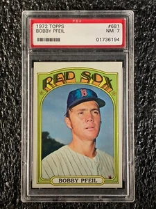 1972 Topps Baseball High Number #678 Steve Luebber PSA 8 - Picture 1 of 2