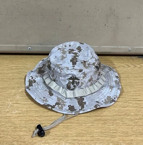 GENUINA USMC US MARINE CORPS BOONIE SOMBRERO CUBIERTA MARPAT DESIERTO ¡SÚPER EX!!!! MEDIANO - Imagen 1 de 5