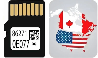 Tarjeta micro sd navegación GPS actualización mapa 2025 para modelos Toyota OEM 86271 0E077 Foto 1 de 4