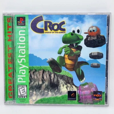 CROC Legend Of The Gobbos PS1 CIB Complete Authentic Disc Case Playstation 1 - Image 1 of 4