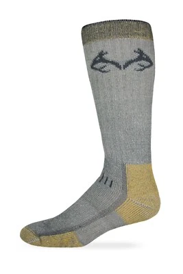 Realtree Men's 80% Merino Wool Uplander Boot Socks 1 Pair Pack - Image 1 of 4