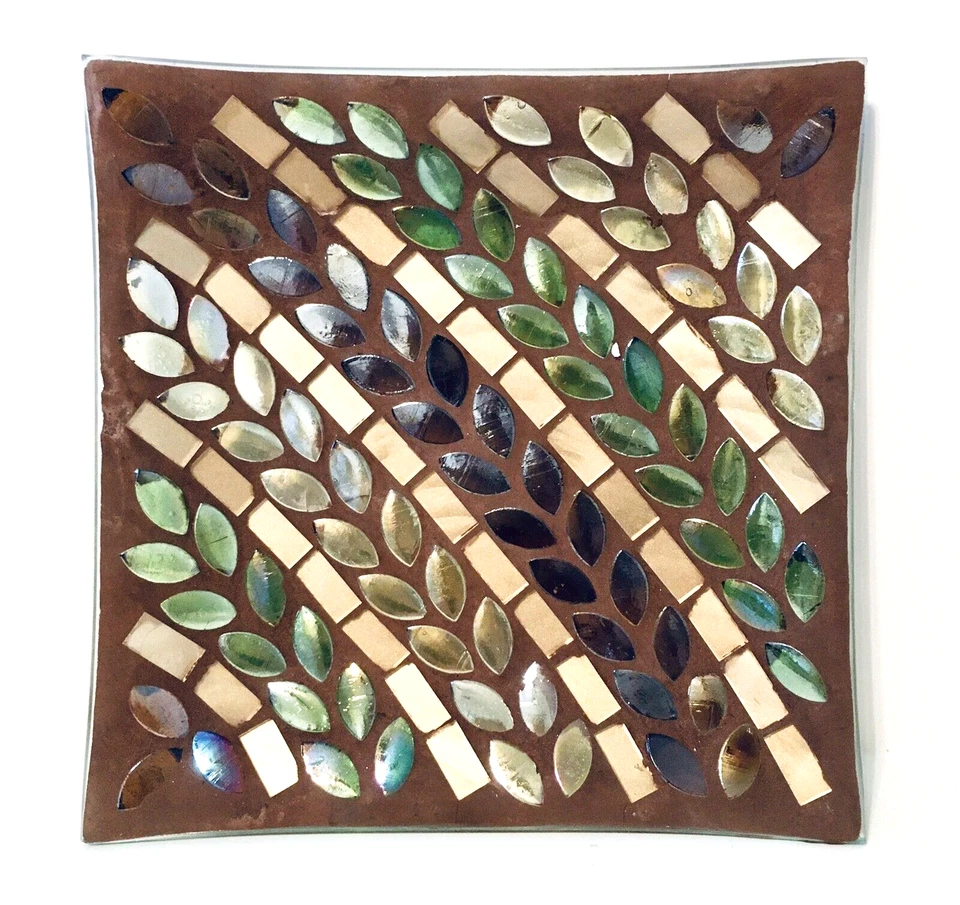 Yankee Candle Jar Candle Tray - Mosaic Leaves - Image 1 of 4