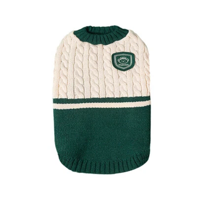 Invierno Tejido Cachorro Perro Jersey Suéter Chaleco Ropa para Perros Pequeños Chihuahua Foto 1 de 4