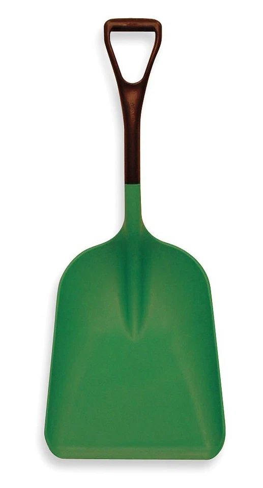 Remco 6897SS Green Polypropylene Industrial Safety Shovel 35" Blade 2 Piece - Image 1 of 1