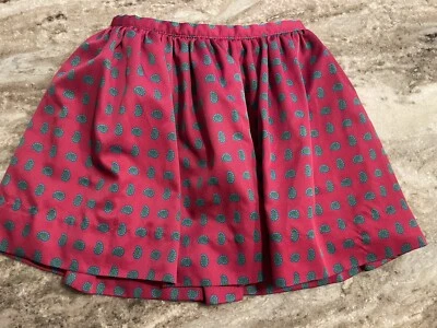 Preppy Ralph Lauren 女孩洋红色印花花式裙,尺寸 4T — 第 1/4 张图片