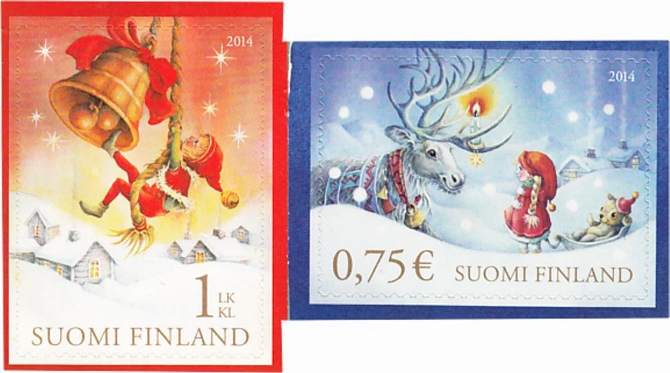 Christmas Reindeer Little Brownie Christmas Snowy Feeling Finland MNH Stamp 2014 - Image 1 of 1