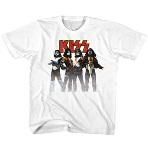 Camiseta Kiss Love Gun Grupo Foto Juvenil Banda de Rock Tour Música Merchandising - Imagen 1 de 3